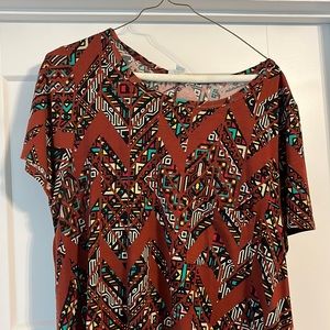 Aztec Lularoe Carly Dress